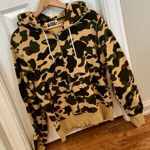 A BATHING APE clothing from Japan, GENTLY WORN, Men's Hoodie Size L